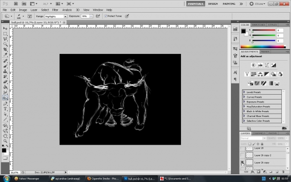 Creation of Smoke Bull: Step 13